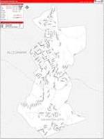 Covington, Va Carrier Route Wall Map