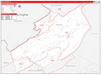 Craig, Va Carrier Route Wall Map
