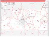 Craighead, Ar Carrier Route Wall Map