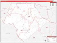 Crawford, Ga Carrier Route Wall Map