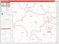 Crawford, Ks Carrier Route Wall Map