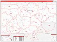 Crawford, Pa Carrier Route Wall Map