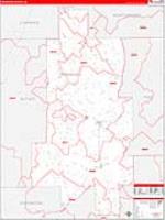 Crenshaw, Al Carrier Route Wall Map