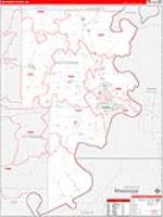 Crittenden, Ar Carrier Route Wall Map