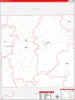 Crosby, Tx Carrier Route Wall Map