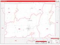 Cross, Ar Carrier Route Wall Map