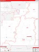 Curry, Nm Carrier Route Wall Map