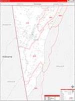Dade, Ga Carrier Route Wall Map