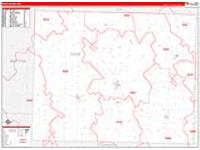 Dade, Mo Carrier Route Wall Map