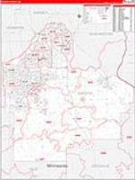 Dakota, Mn Carrier Route Wall Map