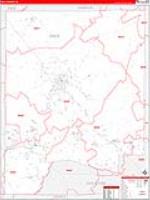 Dale, Al Carrier Route Wall Map