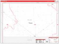 Dallam, Tx Carrier Route Wall Map