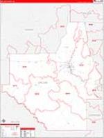 Dallas, Al Carrier Route Wall Map