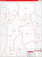 Dallas, Mo Carrier Route Wall Map