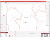 Daniels, Mt Carrier Route Wall Map