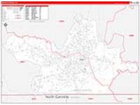 Danville, Va Carrier Route Wall Map