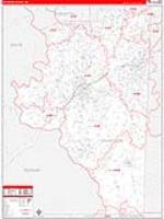 Davidson, Nc Carrier Route Wall Map
