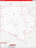 Davie, Nc Carrier Route Wall Map