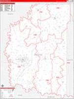 Daviess, In Carrier Route Wall Map
