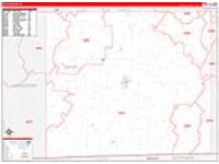Davis, Ia Carrier Route Wall Map