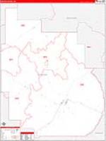 Dawson, Mt Carrier Route Wall Map