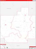 Debaca, Nm Carrier Route Wall Map