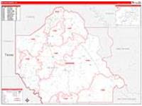 Desoto Parish (), La Carrier Route Wall Map