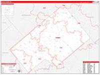 Dewitt, Tx Carrier Route Wall Map