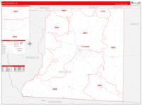 Decatur County, GA Wall Map Premium Style by MarketMAPS - MapSales