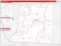 Decatur, Ga Carrier Route Wall Map