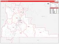 Deschutes, Or Carrier Route Wall Map