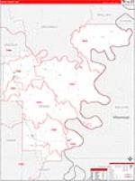 Desha, Ar Carrier Route Wall Map