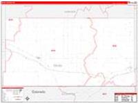 Deuel, Ne Carrier Route Wall Map