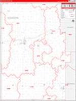 Dickinson, Ks Carrier Route Wall Map