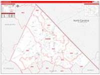 Dillon, Sc Carrier Route Wall Map
