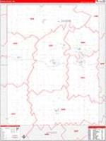 Dodge, Mn Carrier Route Wall Map