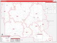 Dodge, Ne Carrier Route Wall Map