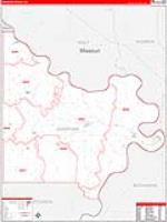 Doniphan, Ks Carrier Route Wall Map