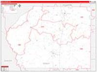 Dooly, Ga Carrier Route Wall Map