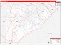 Douglas, Ga Carrier Route Wall Map