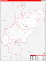 Douglas, Wa Carrier Route Wall Map