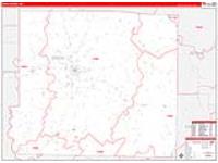 Drew, Ar Carrier Route Wall Map