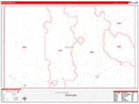 Dundy, Ne Carrier Route Wall Map