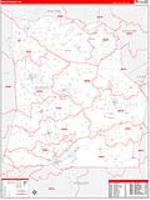 Duplin, Nc Carrier Route Wall Map