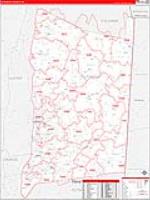 Dutchess, Ny Carrier Route Wall Map