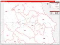 Eagle, Co Carrier Route Wall Map