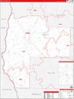 Early, Ga Carrier Route Wall Map