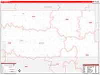 Eddy, Nd Carrier Route Wall Map