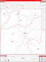 Eddy, Nm Carrier Route Wall Map