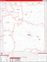 Edgar, Il Carrier Route Wall Map